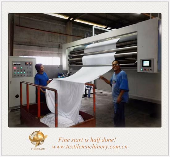 Spannungslose Trockner-/Relax-Trocknungsmaschine sowohl für Schlauchgewebe als auch für Gewebe mit offener Breite