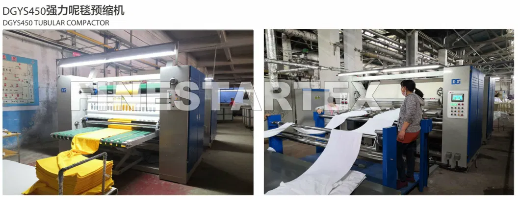 Tubular Knit Circular Compacting Machine / Compactor Fabrics Machine/ Textile Finishing Machine