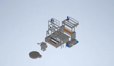 Offene Endbearbeitungsmaschine für röhrenförmiges Strick- und Schlitzseil aus Edelstahl